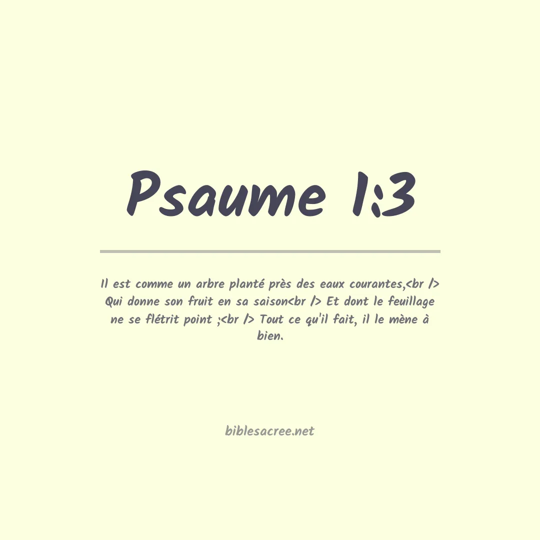 Psaume - 1:3