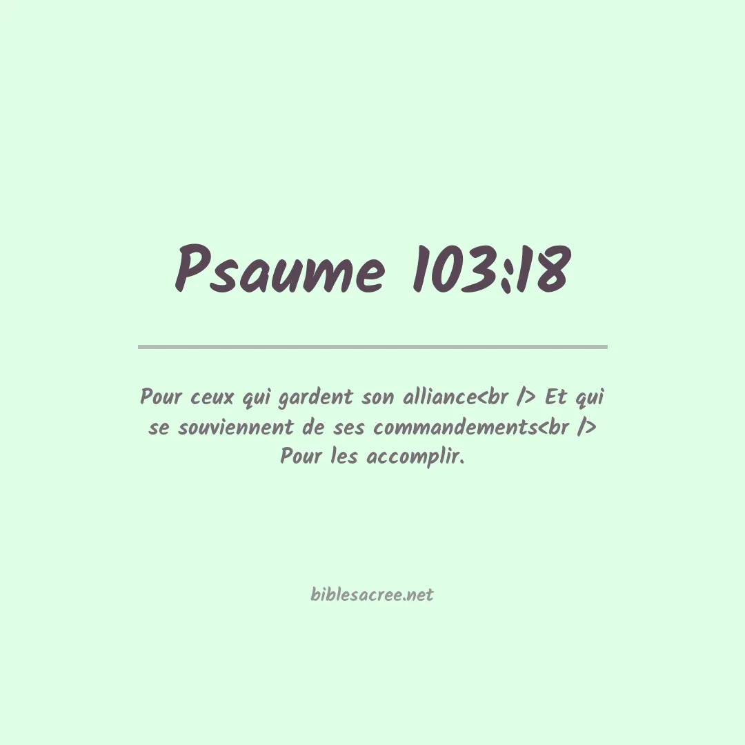 Psaume - 103:18