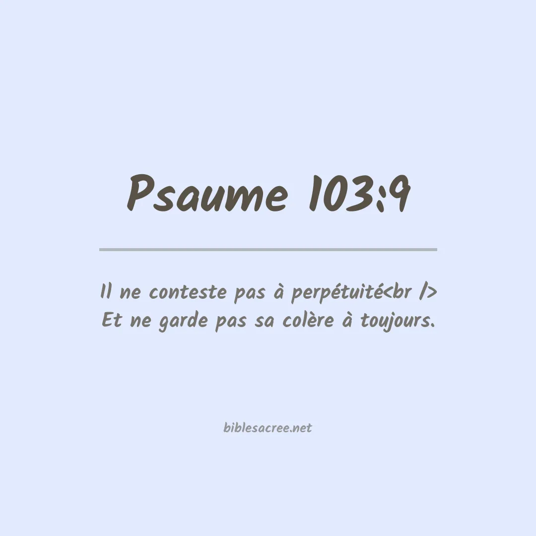 Psaume - 103:9