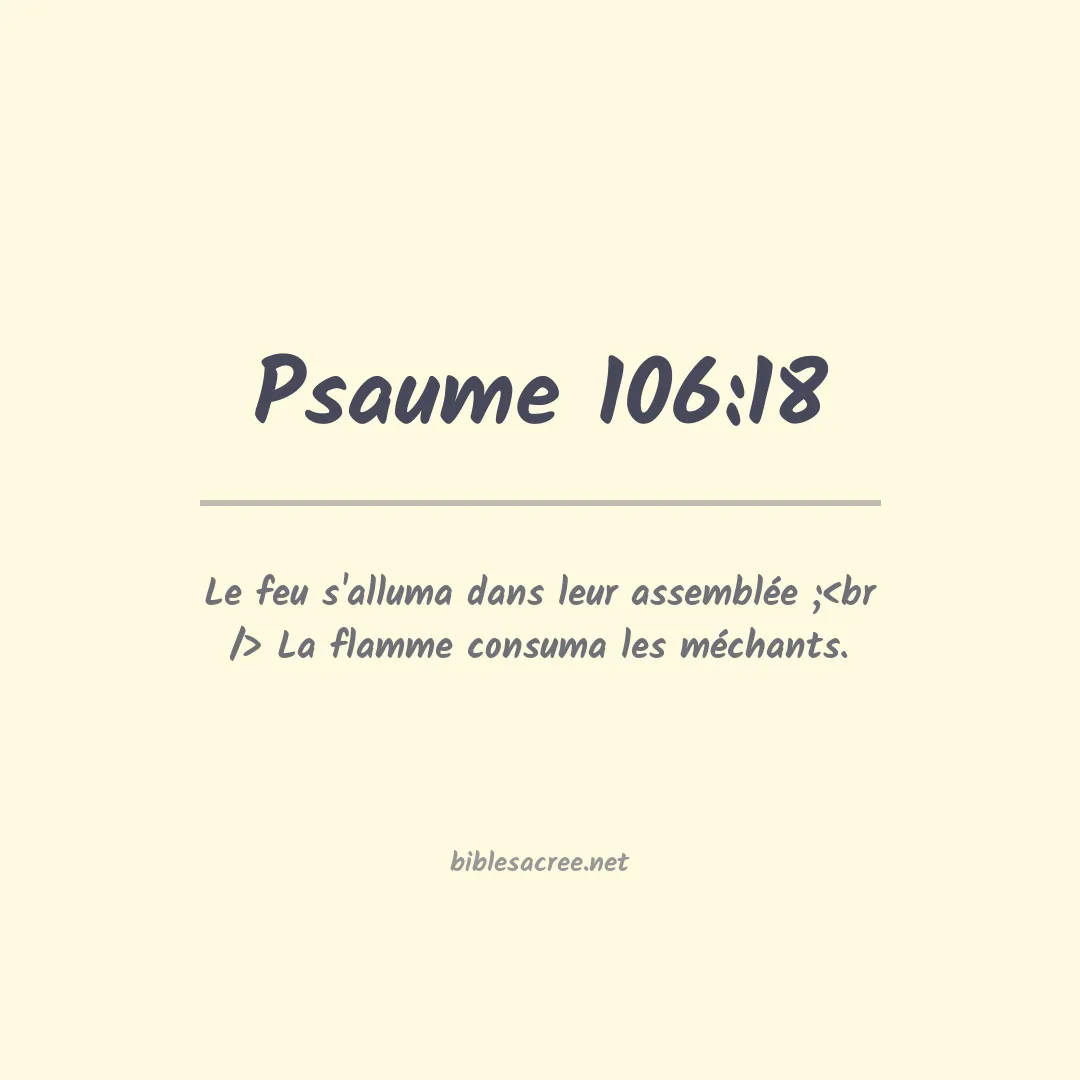 Psaume - 106:18
