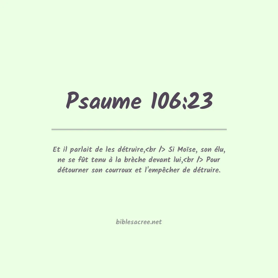 Psaume - 106:23