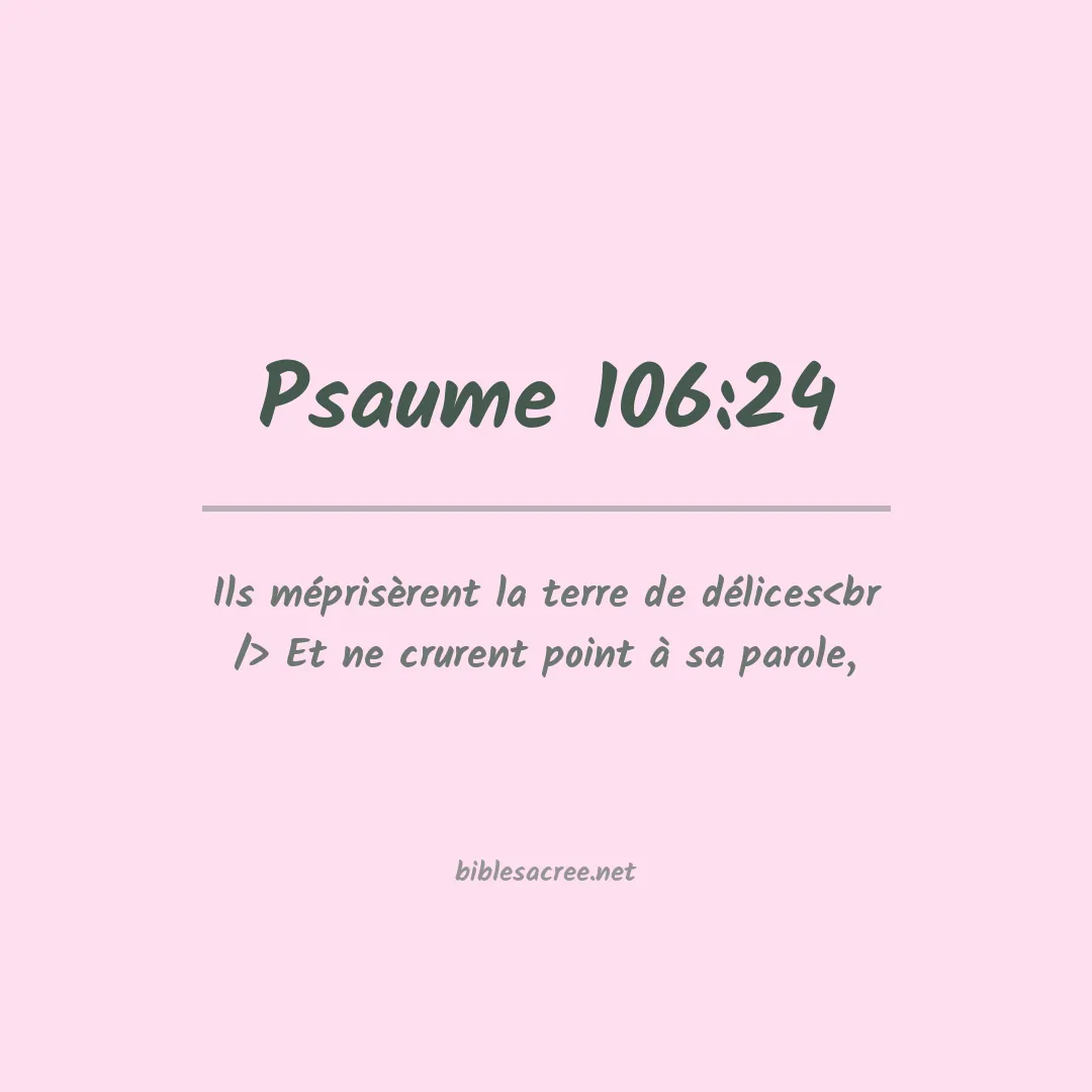Psaume - 106:24