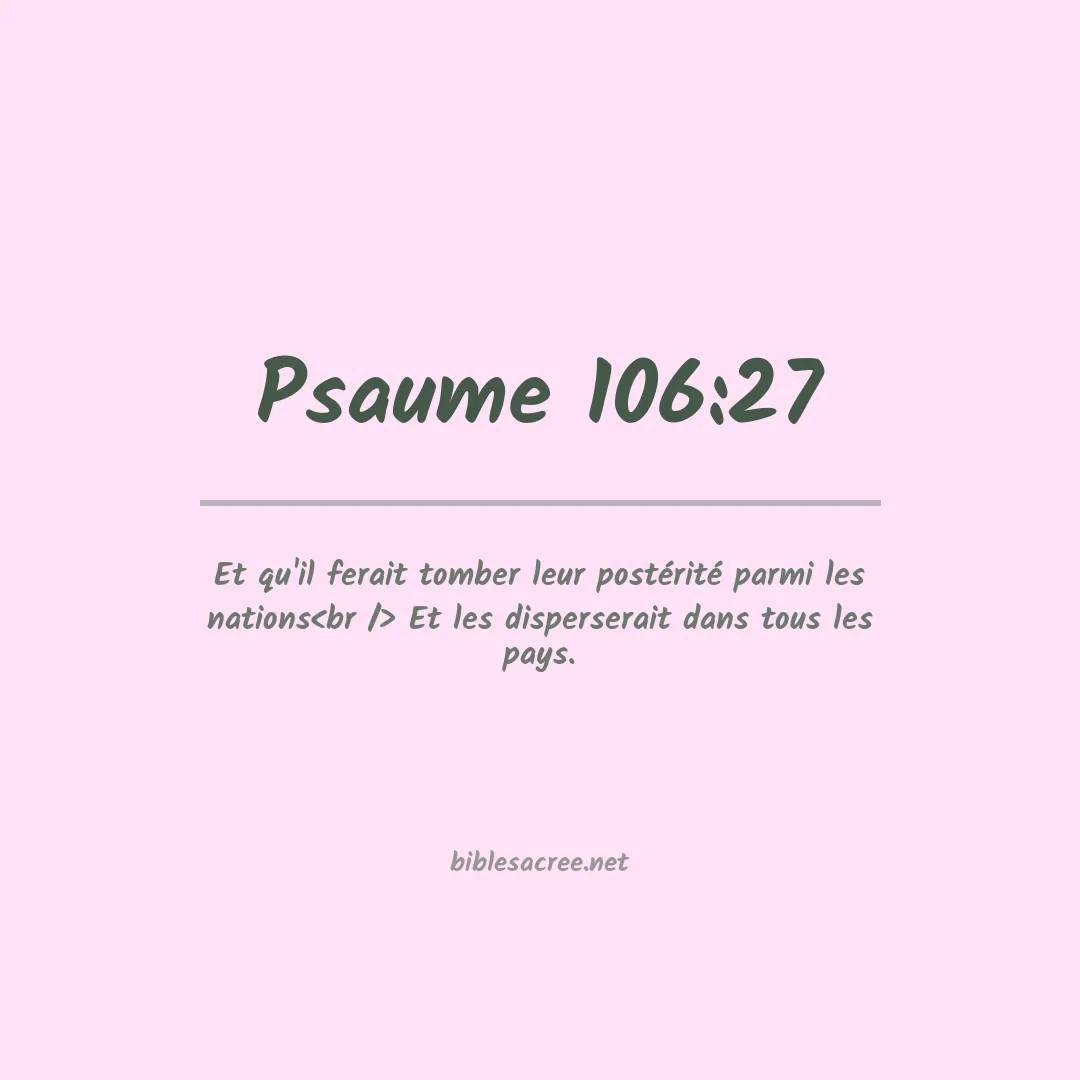 Psaume - 106:27