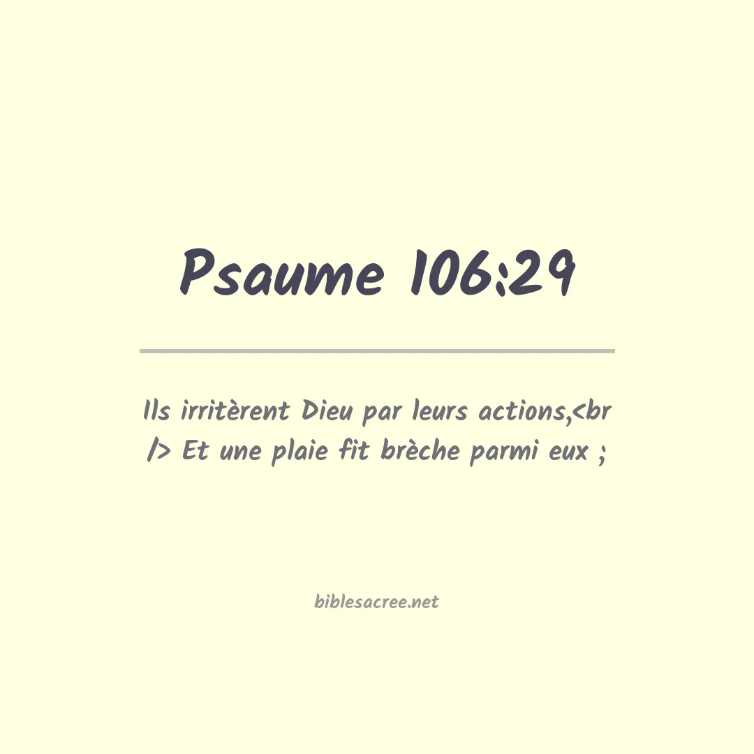 Psaume - 106:29
