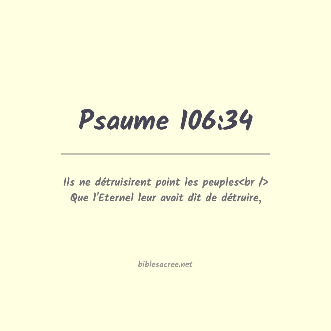 Psaume - 106:34