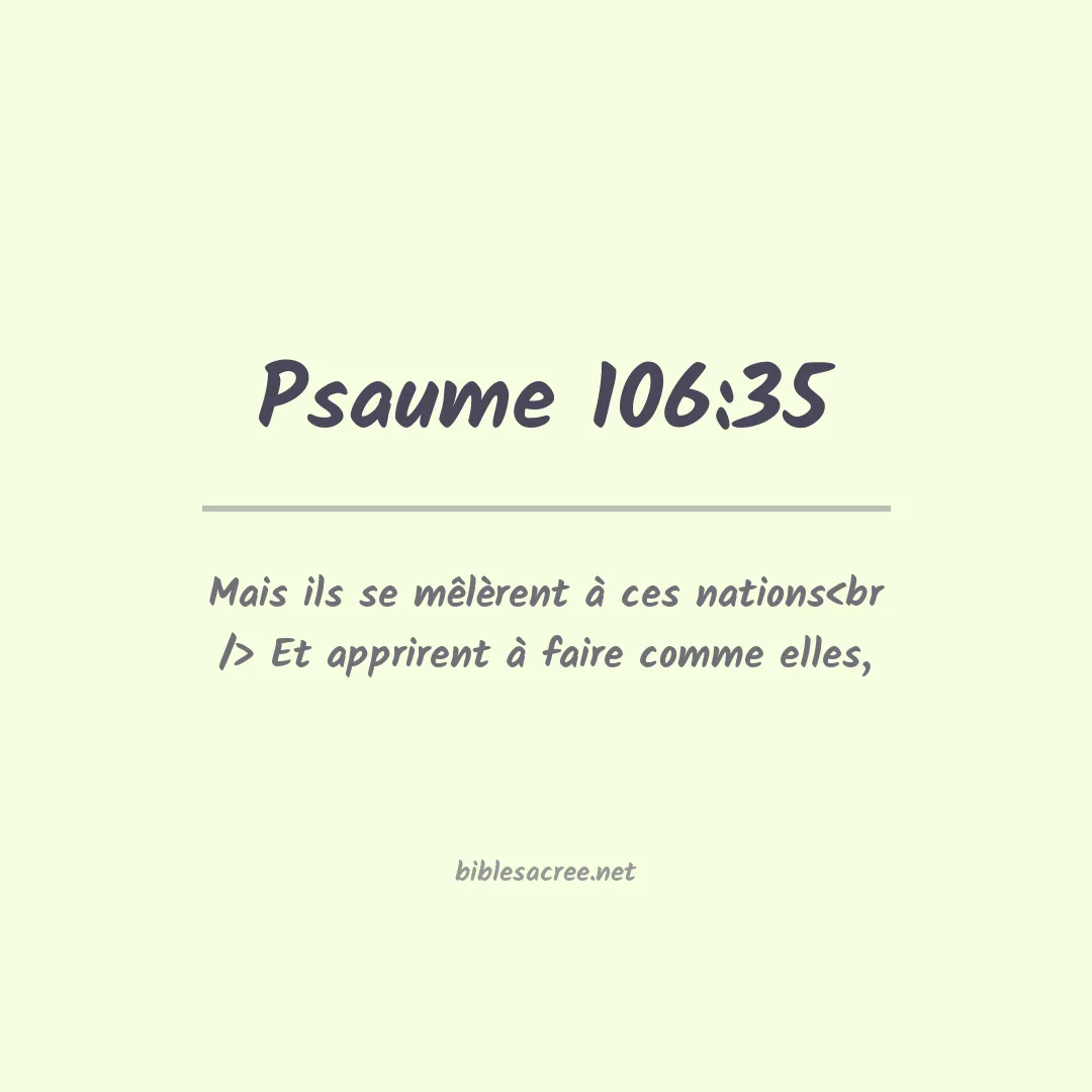 Psaume - 106:35