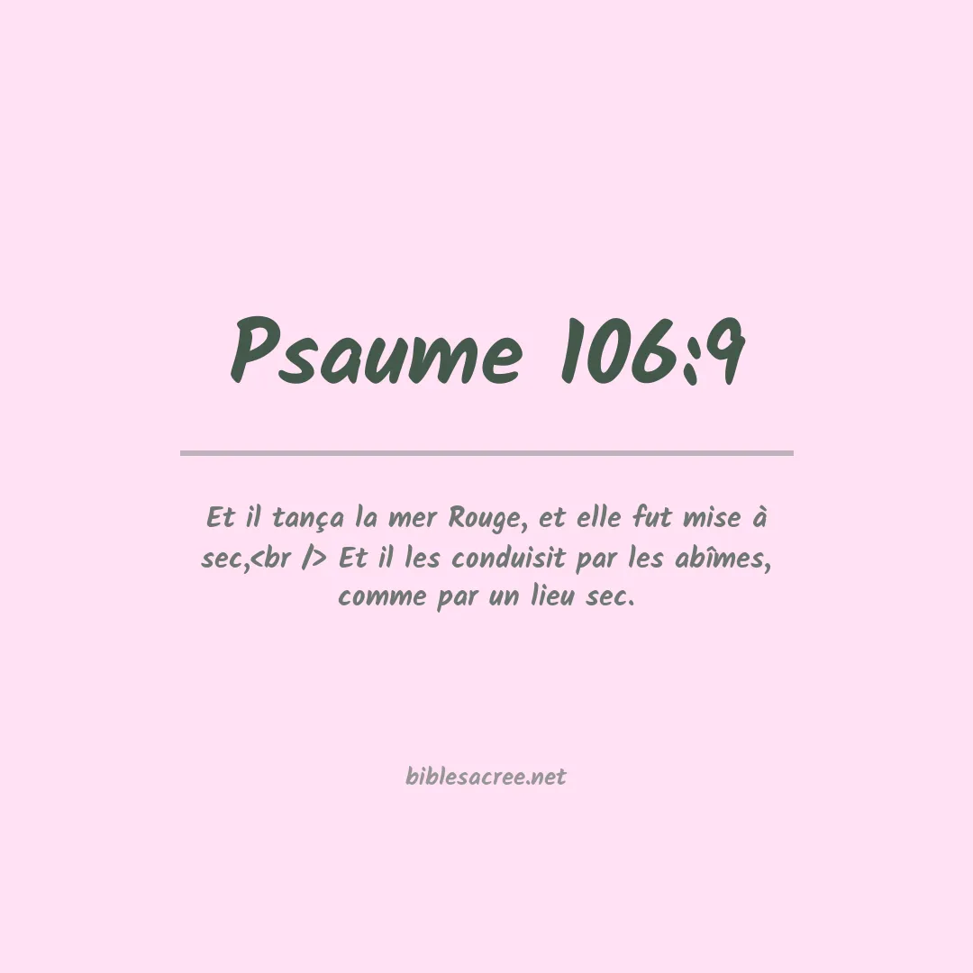 Psaume - 106:9
