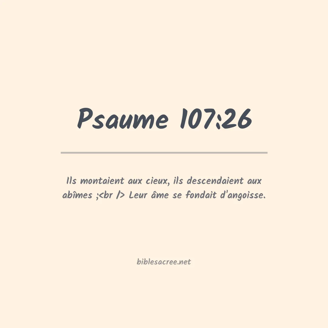 Psaume - 107:26