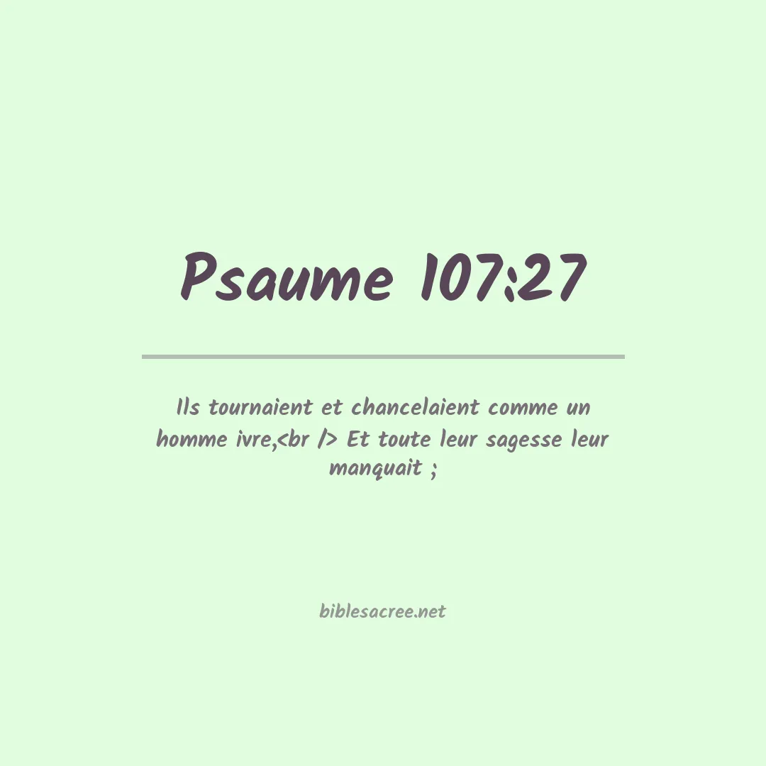 Psaume - 107:27