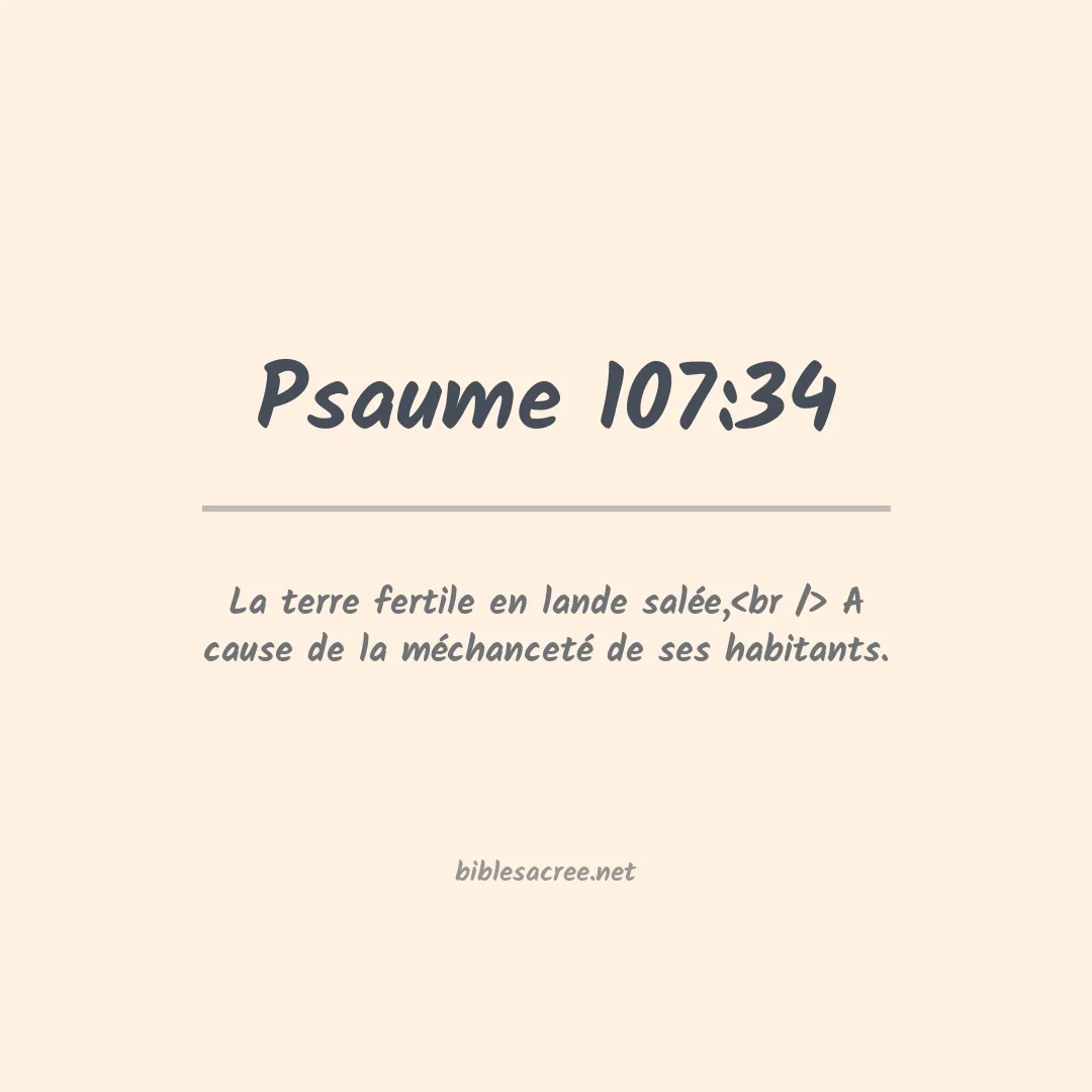 Psaume - 107:34