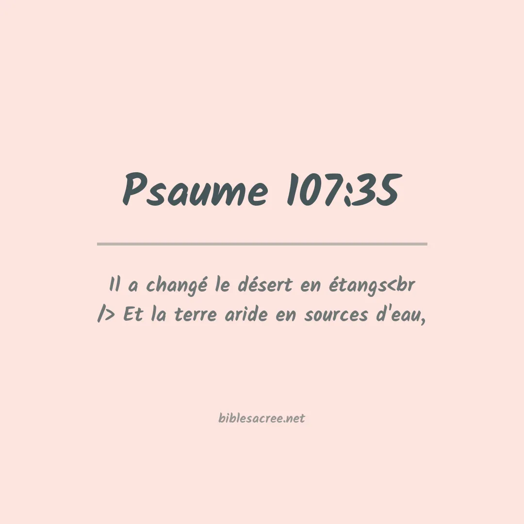 Psaume - 107:35