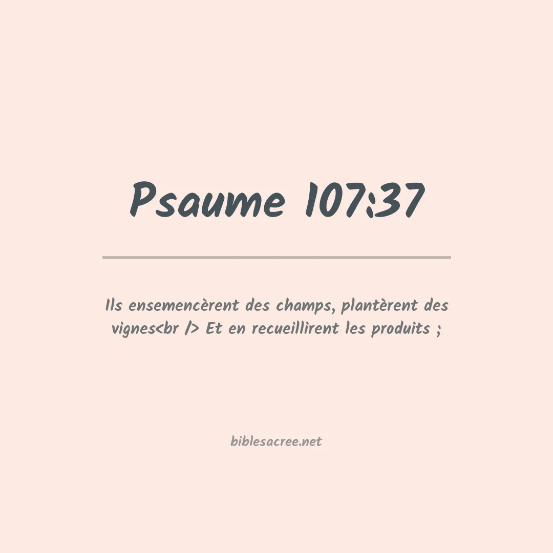 Psaume - 107:37