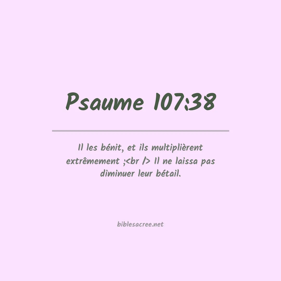 Psaume - 107:38