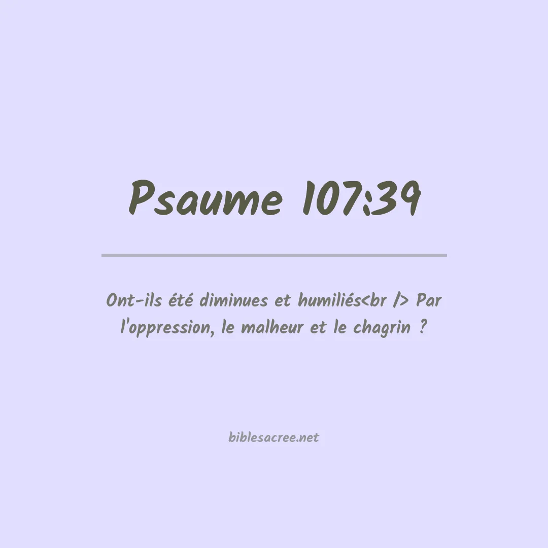 Psaume - 107:39