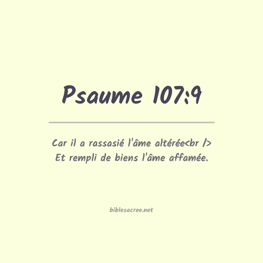 Psaume - 107:9