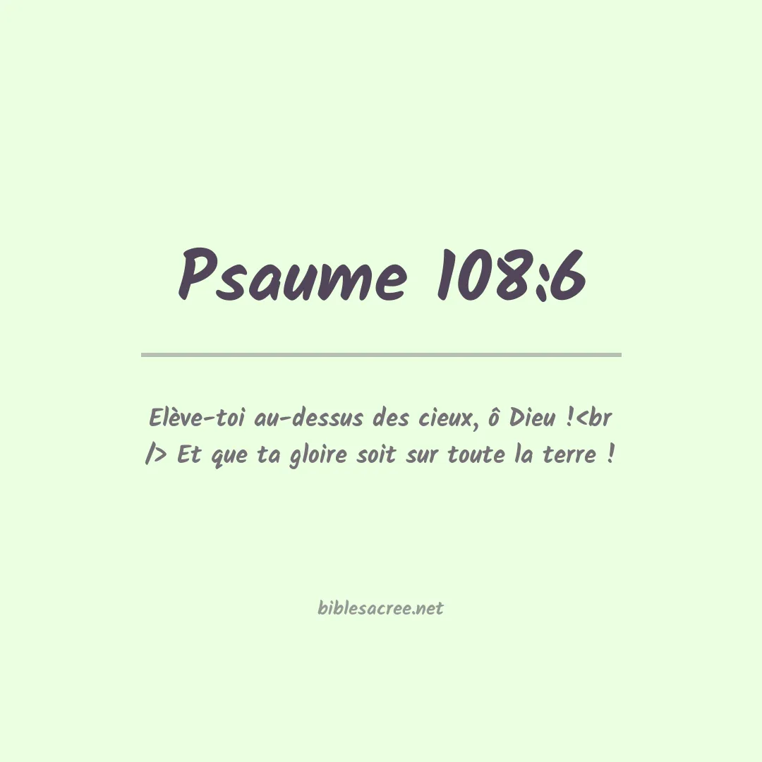 Psaume - 108:6