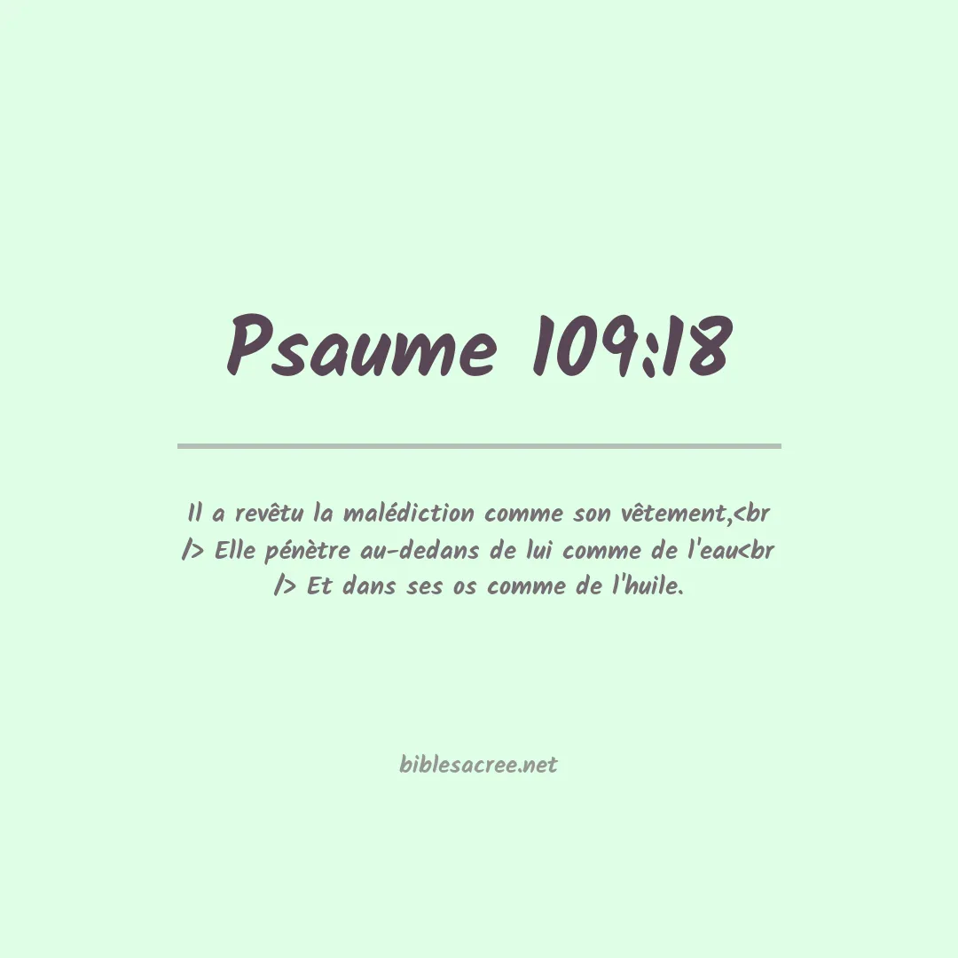 Psaume - 109:18