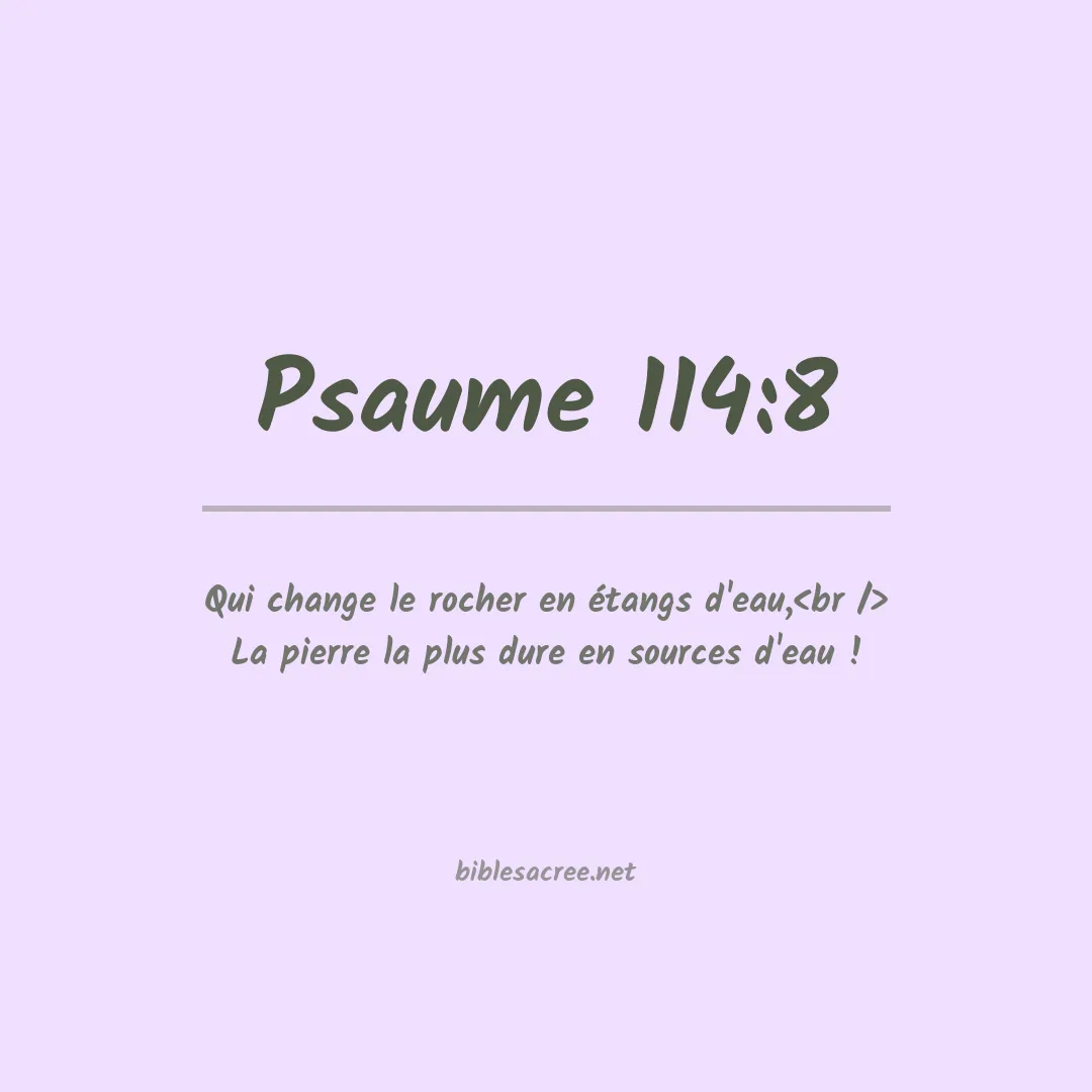 Psaume - 114:8