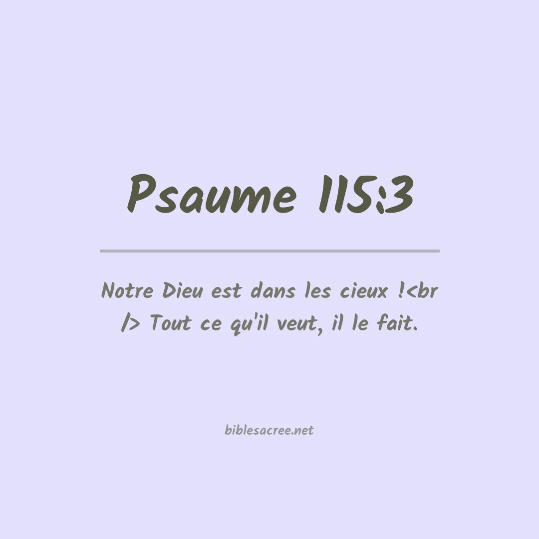 Psaume - 115:3