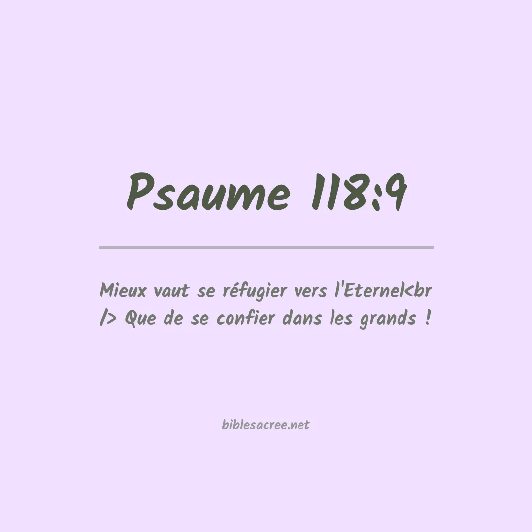 Psaume - 118:9