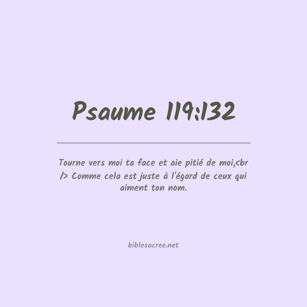 Psaume - 119:132
