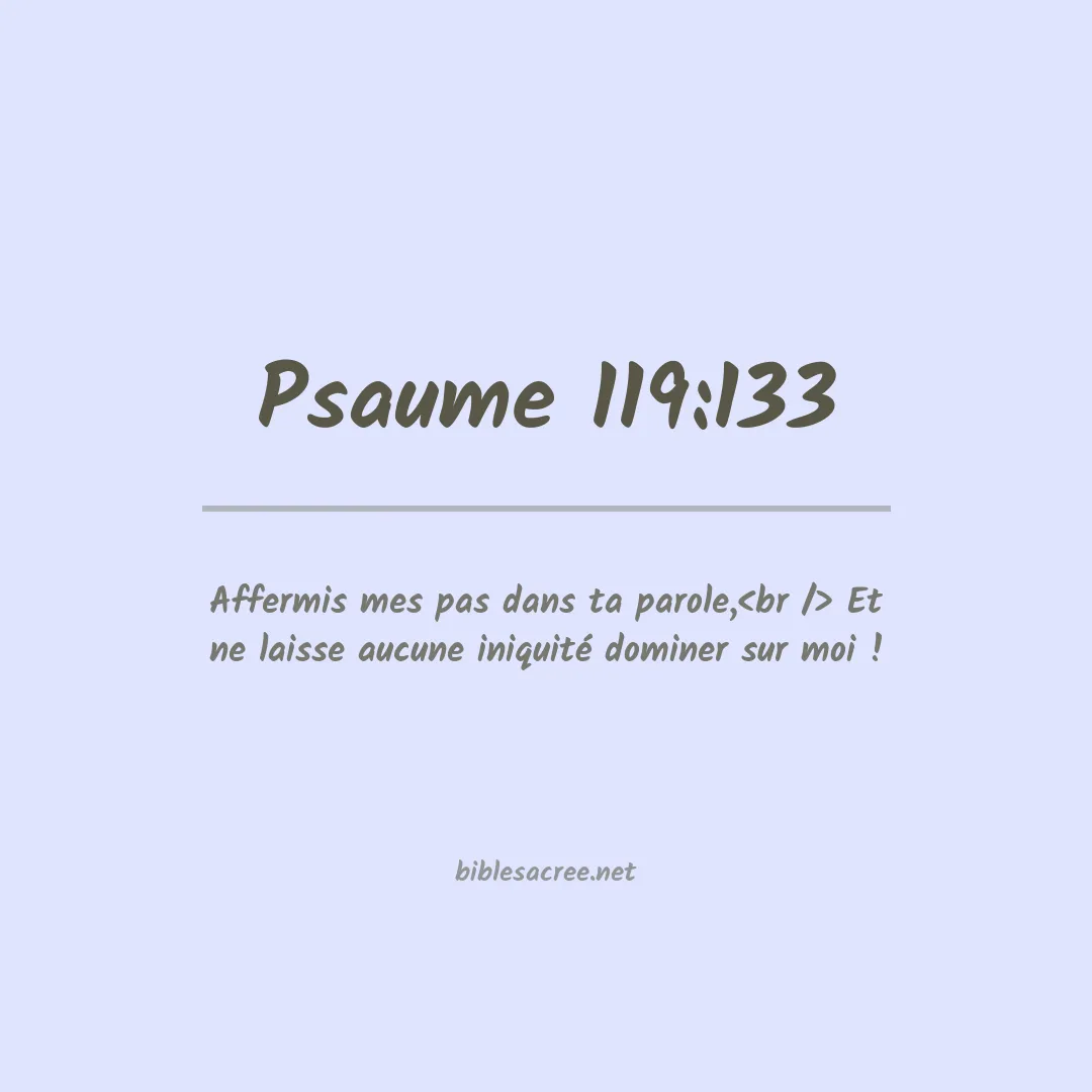 Psaume - 119:133