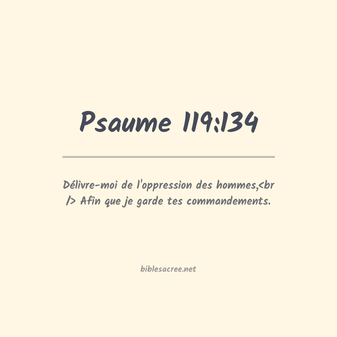 Psaume - 119:134