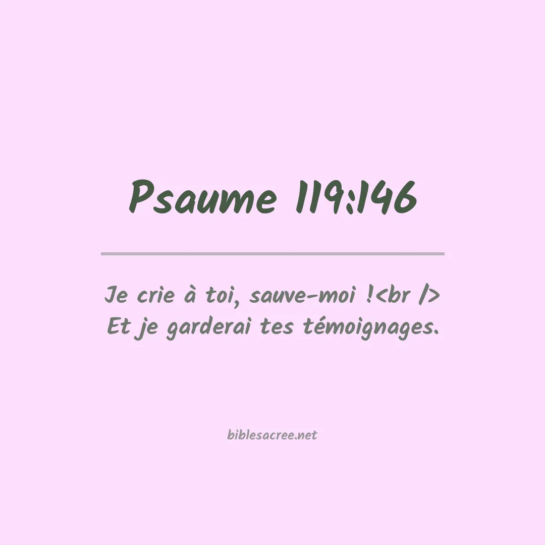 Psaume - 119:146