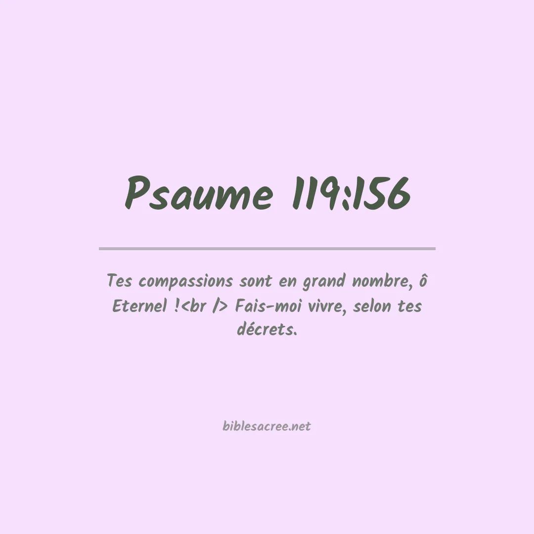 Psaume - 119:156