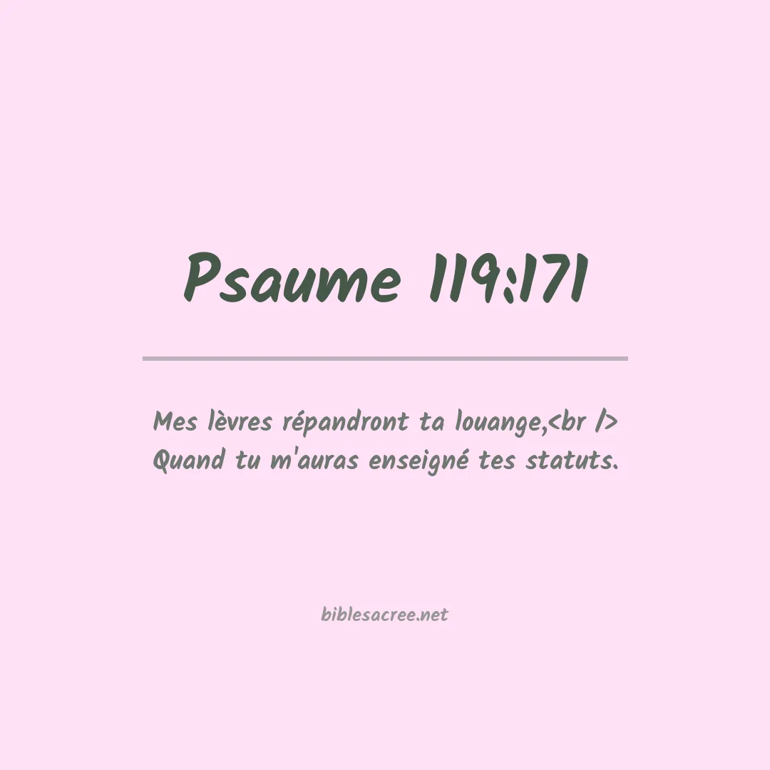 Psaume - 119:171