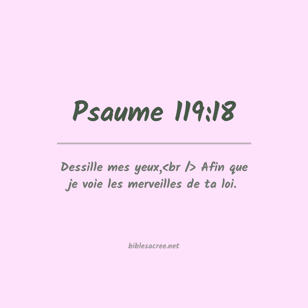 Psaume - 119:18