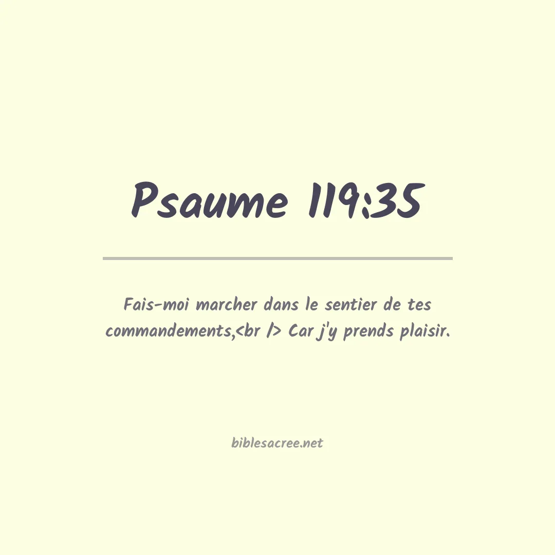 Psaume - 119:35