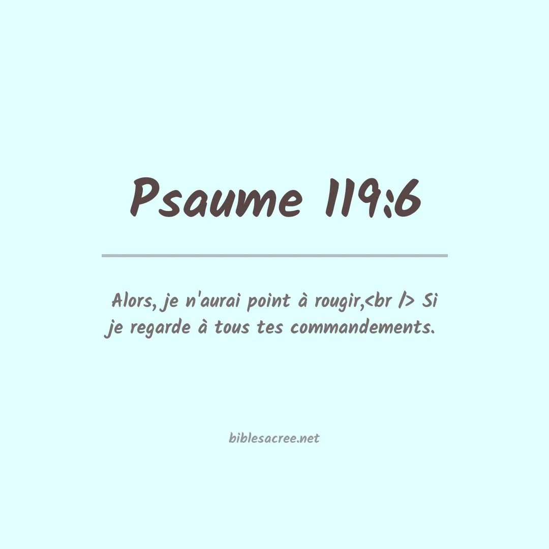 Psaume - 119:6