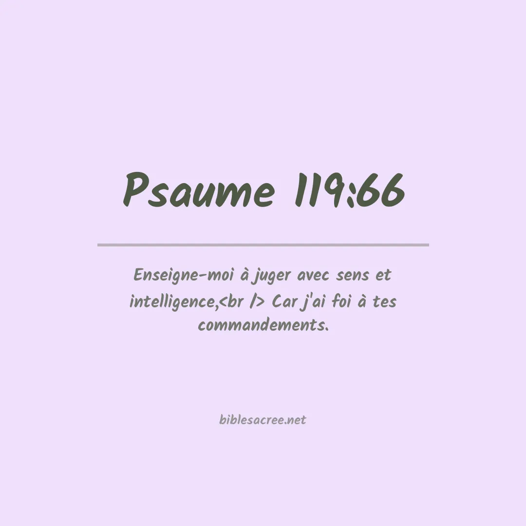 Psaume - 119:66