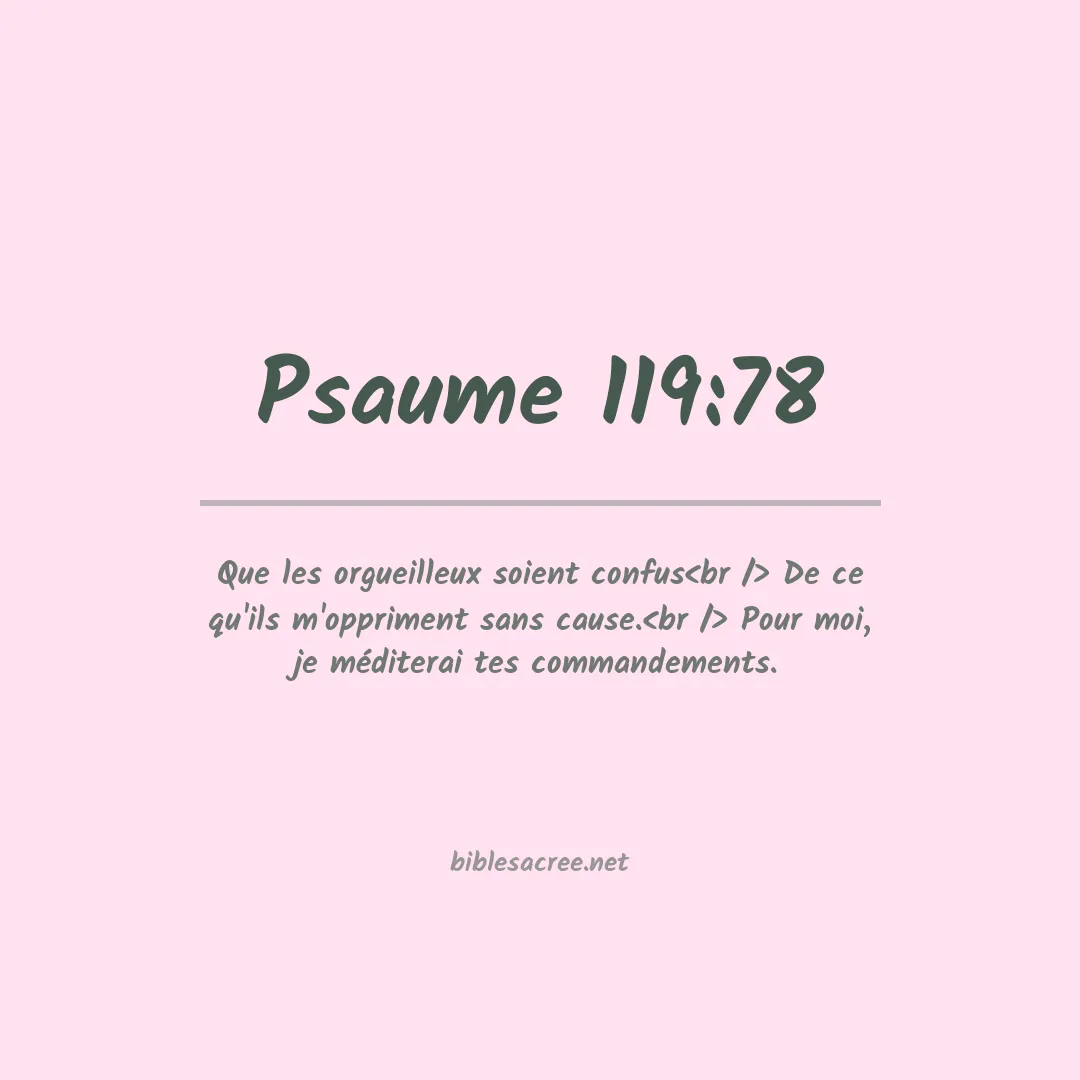 Psaume - 119:78