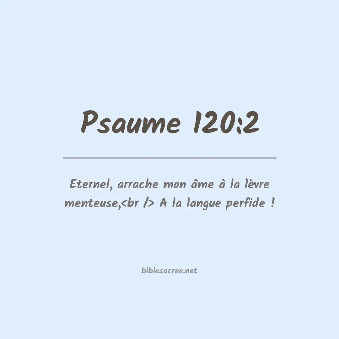 Psaume - 120:2