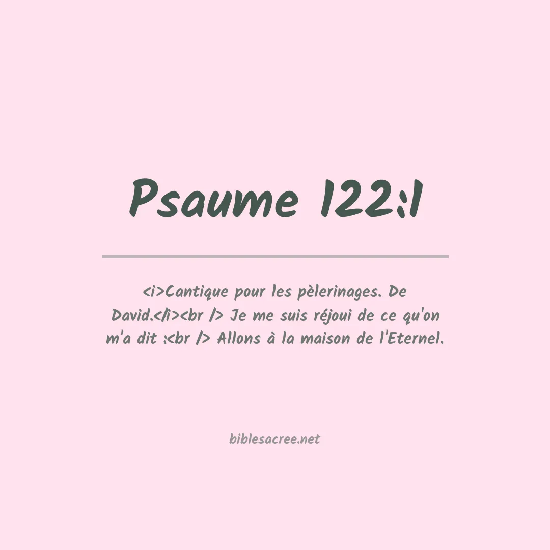 Psaume - 122:1