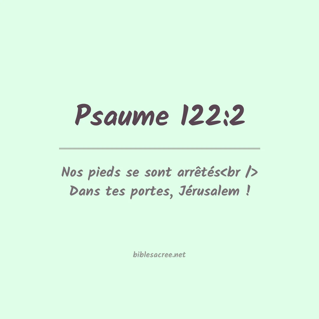 Psaume - 122:2
