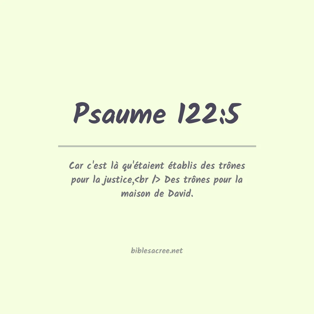 Psaume - 122:5