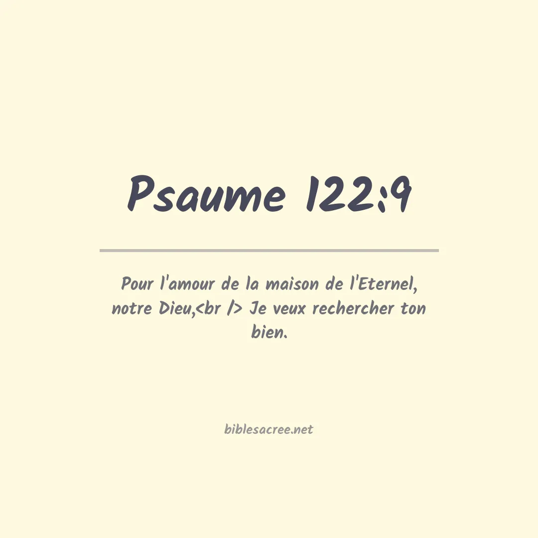 Psaume - 122:9