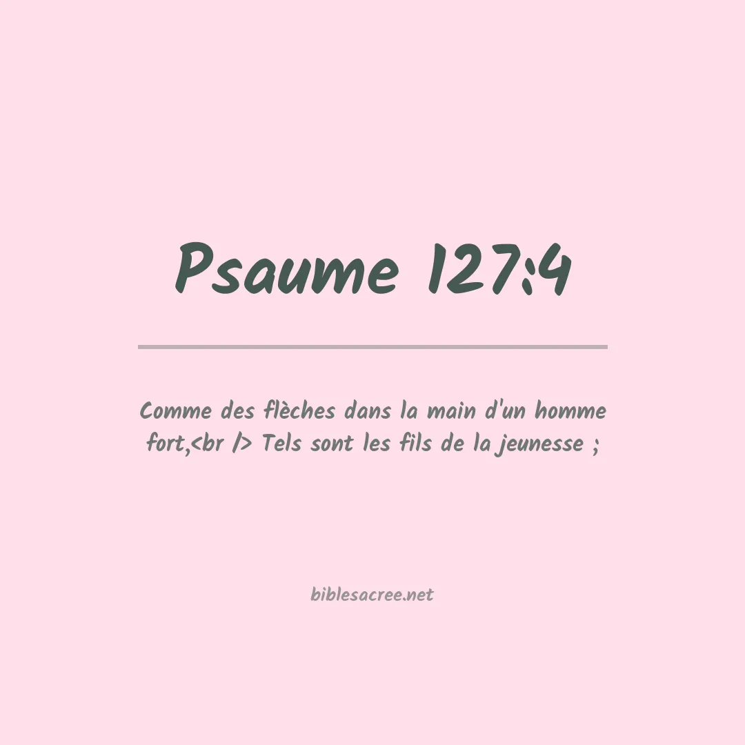 Psaume - 127:4