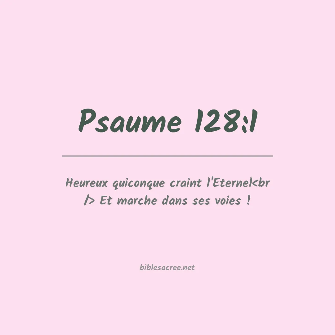 Psaume - 128:1