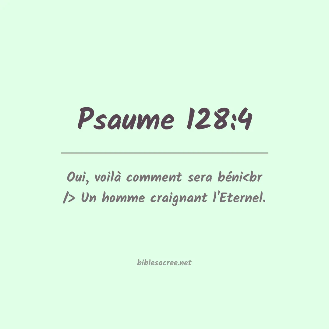 Psaume - 128:4