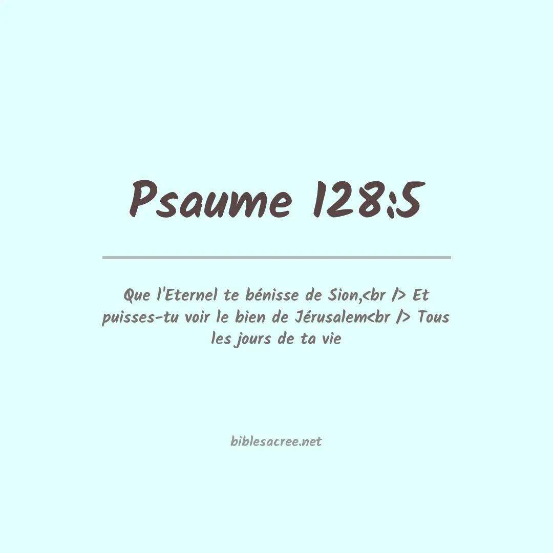 Psaume - 128:5