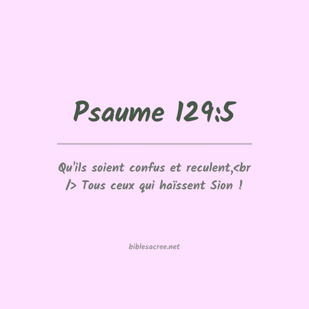 Psaume - 129:5