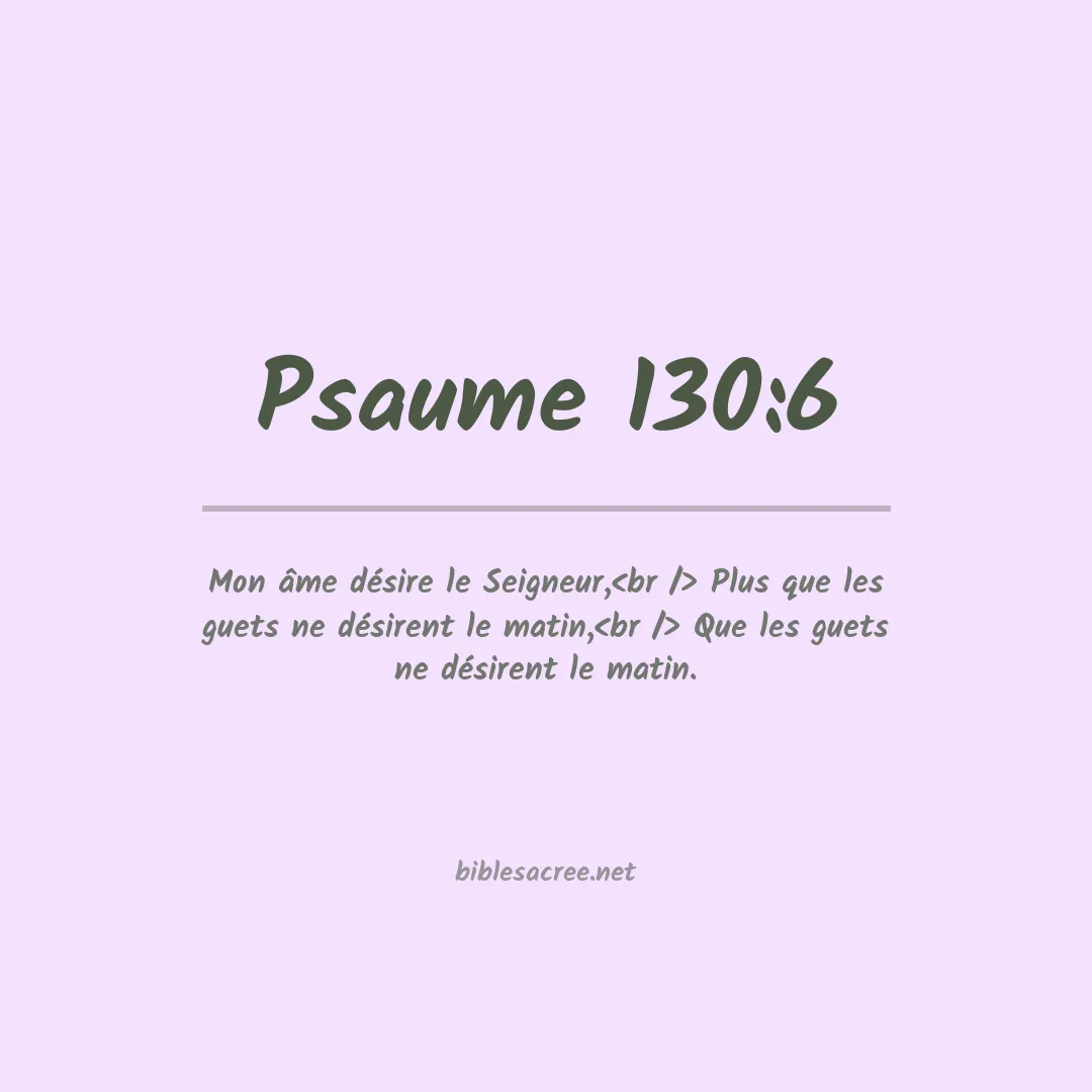 Psaume - 130:6