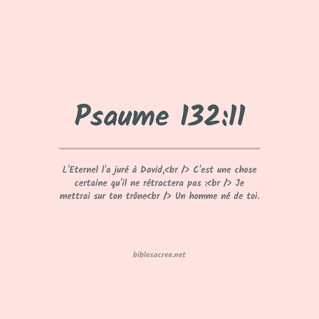 Psaume - 132:11