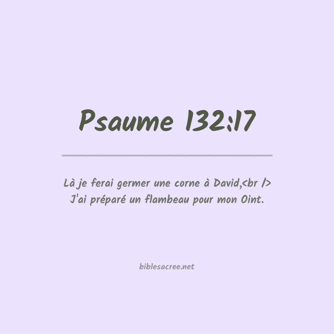 Psaume - 132:17