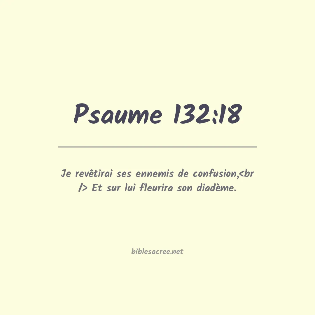 Psaume - 132:18