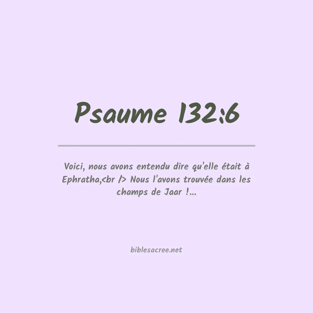Psaume - 132:6